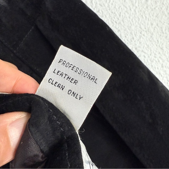 Vintage 100% Genuine Suede Leather Even Davies Pencil Skirt Medium - Picture 10 of 10